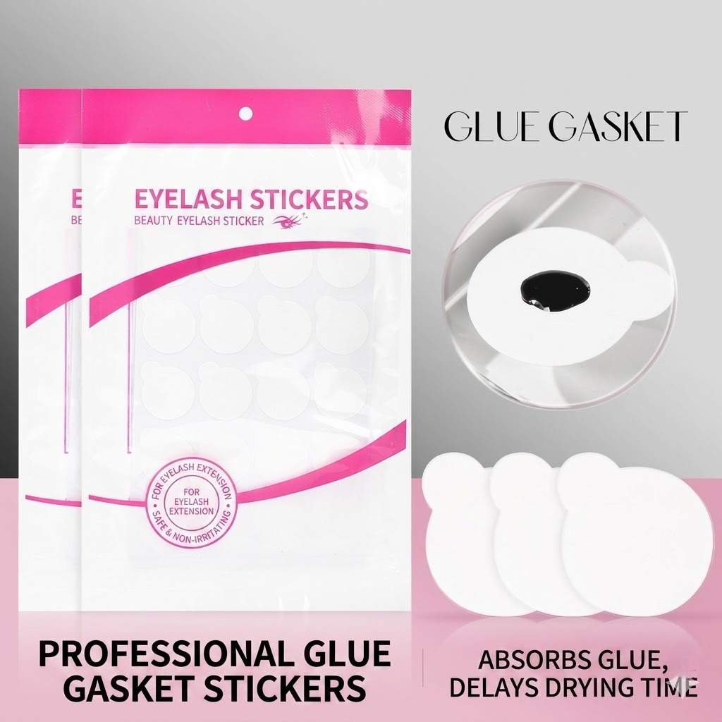 Eyelash Extension Menu - 100 stickers/5 sheets Eyelash Glue Sticker