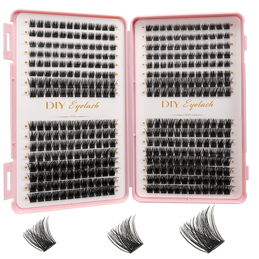 Eyelash Extension In Chinese - DIY Lash Extension Book, 384/416 D-Curl