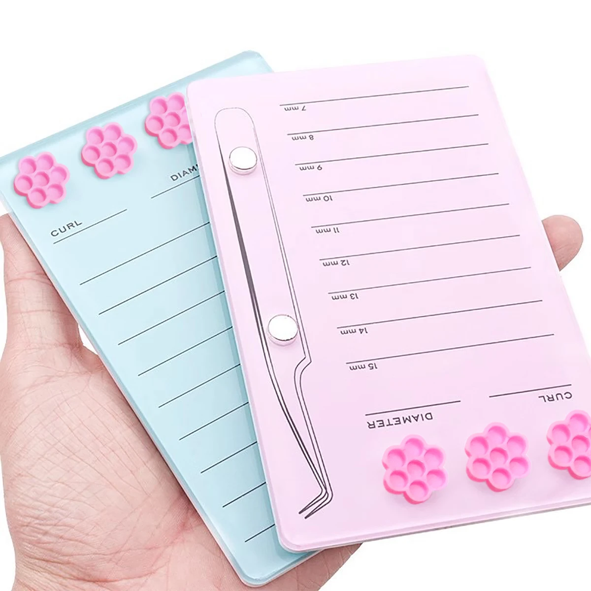 Eyelash Extension Menu - Eyelash Extension Scale Holder Magnetic Acrylic