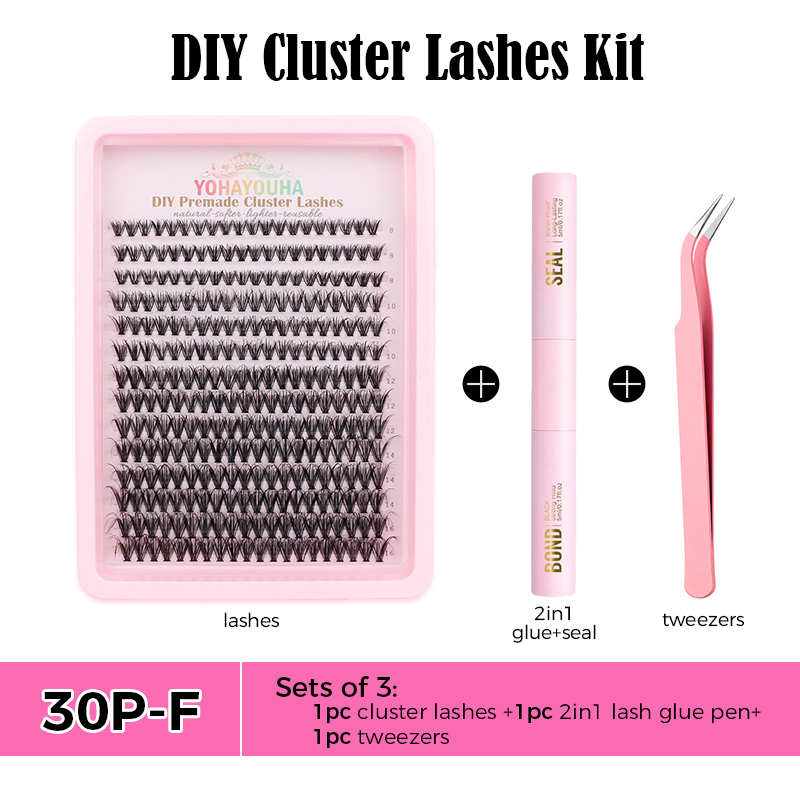 Lash Extension Tweezers - Abestyou Set of 3 Curl d