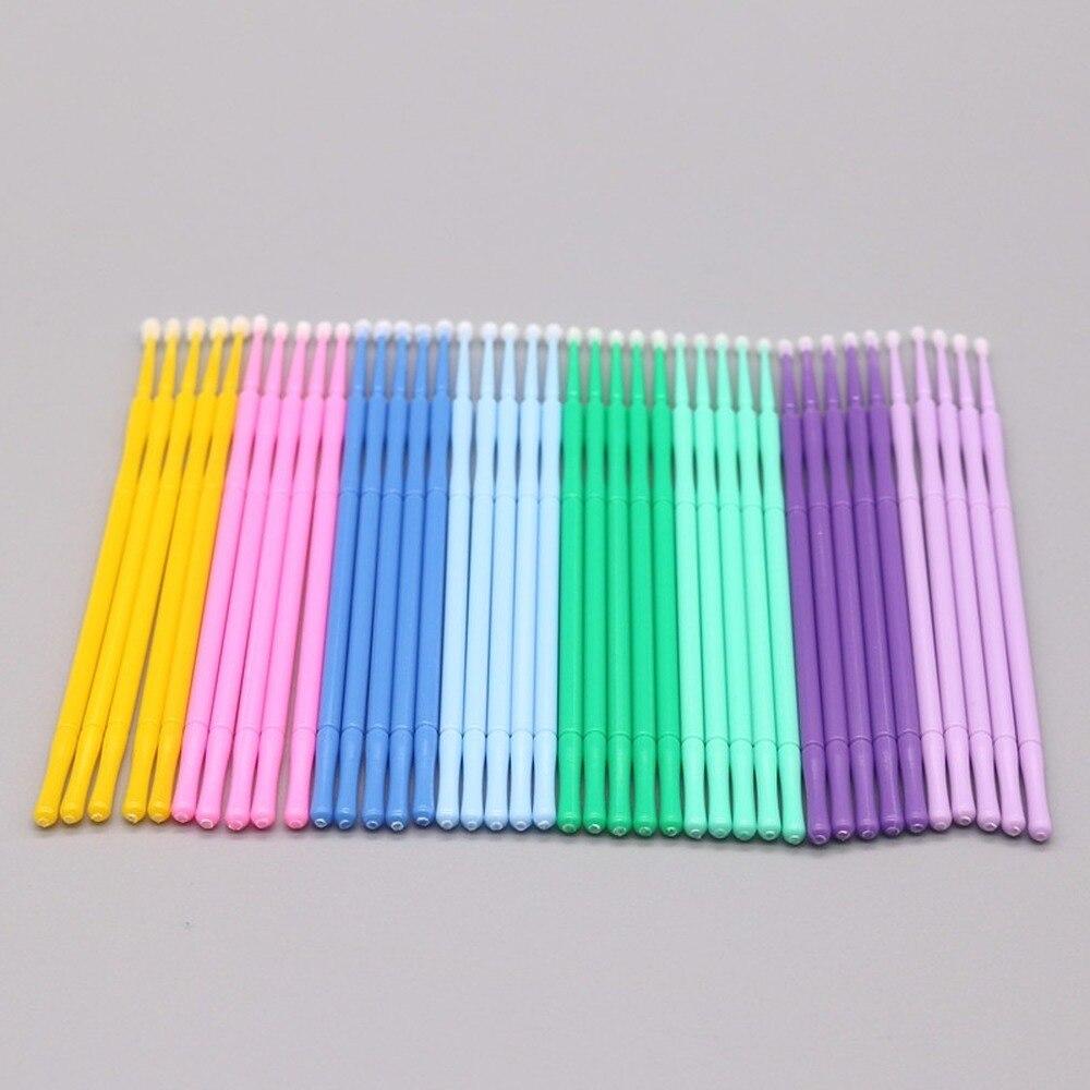 Eyelash Extension Double Lash - 100pcs/lot Micro Brushes Make Up Eyelash