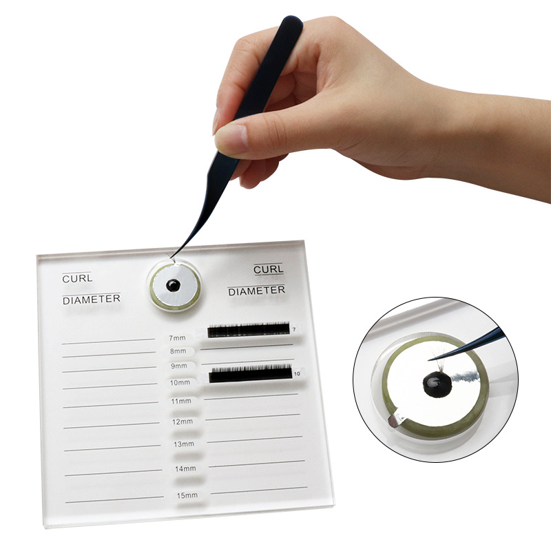 Eyelash Extension Menu - Eyelash Extension Scale Holder Acrylic Lash