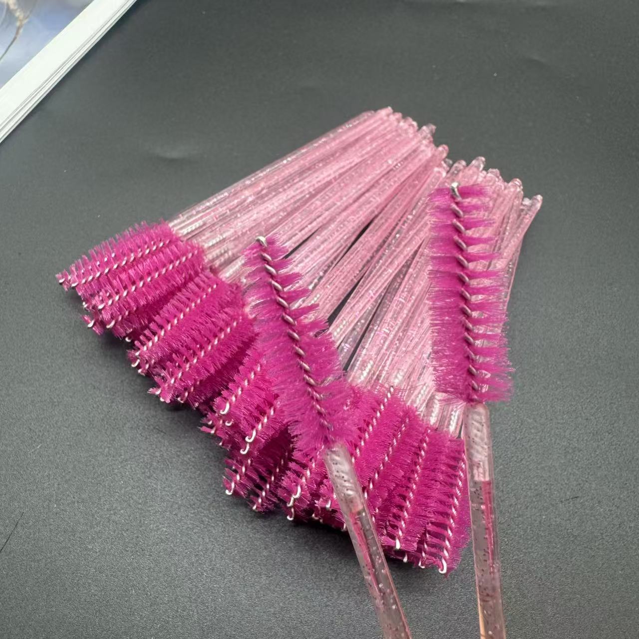Micro Brush Applicator - 50pcs Disposable Eyelash Brushes Crystal Eye