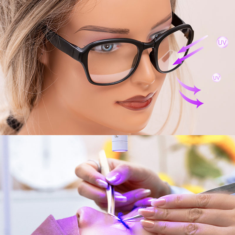 Eyelash Extension With Glasses - UV Protective Glasses For False Lash