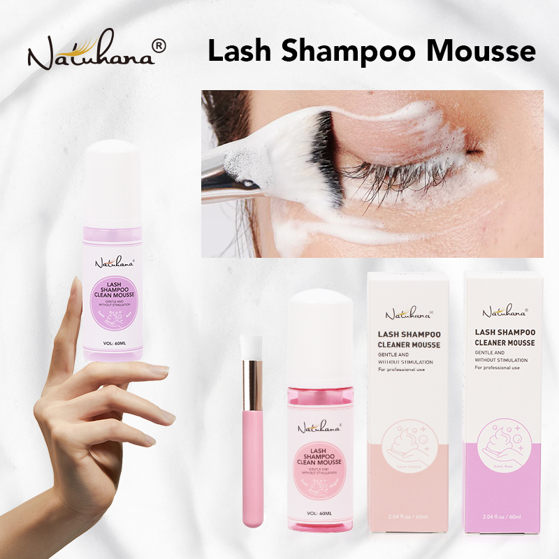 Eyelash Extension London - Natuhana 60ml Eyelash Extension Shampoo Mousse