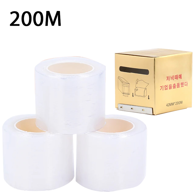 Eyelash Extension Double Lash - 200m Transparent Makeup Film Lip Eyebrow