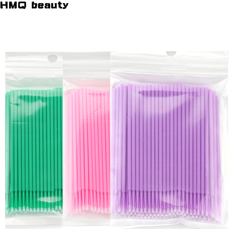 Eyelash Extension With Glue - Free shipping Microbrush for eye Disposable