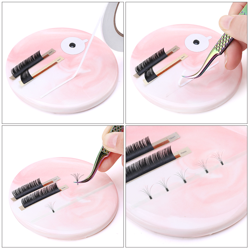 40m/Set Easy fan Tapes 3D Volu - огляд і ціна Eyelash Extension Volume Lashes