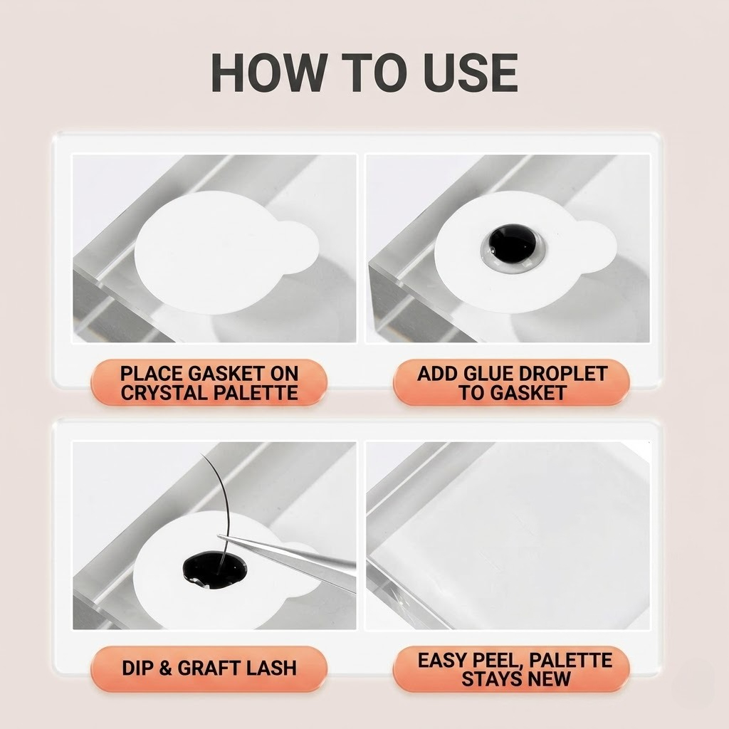 100 stickers/5 sheets Eyelash  - огляд і ціна Eyelash Extension Menu