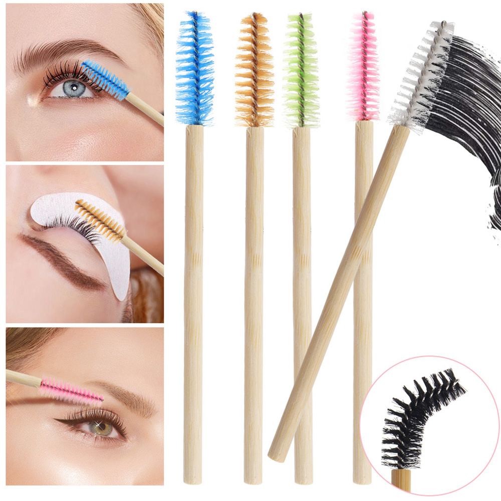 50/100Pcs Bamboo Handle Eyelas - огляд і ціна Eyelash Extension London