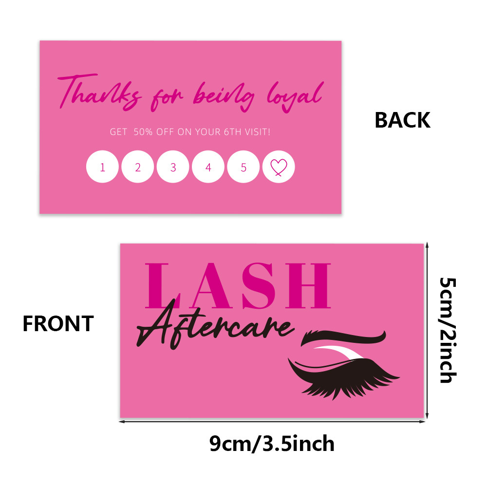 50pcs Shining Eyelash Business - огляд і ціна Eyelash Extension Menu