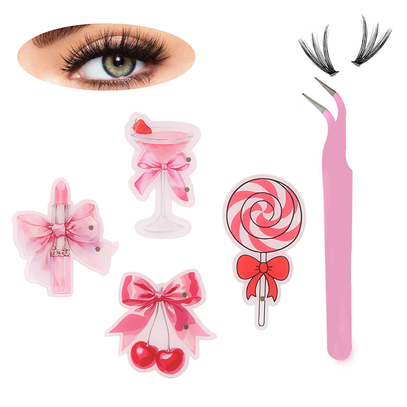 Pink Acrylic Eyelash Extension - огляд і ціна Eyelash Extension Menu