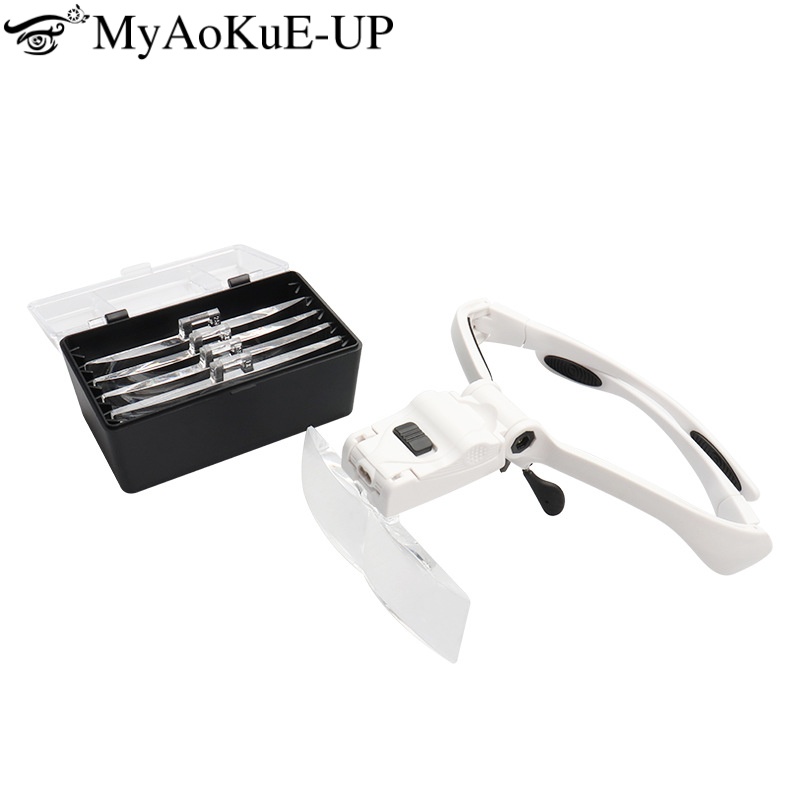 5 Lens Adjustable Magnifier Ey - огляд і ціна Eyelash Extension With Glasses