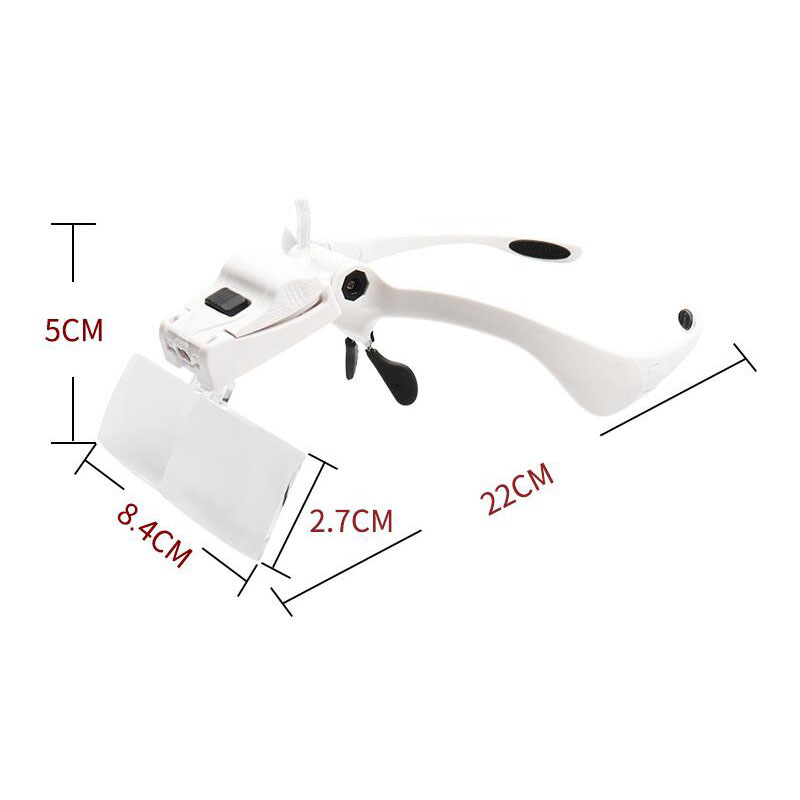 5 Lens Adjustable Magnifier Ey - огляд і ціна Eyelash Extension With Glasses