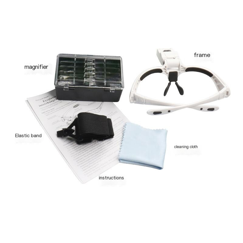 5 Lens Adjustable Magnifier Ey - огляд і ціна Eyelash Extension With Glasses