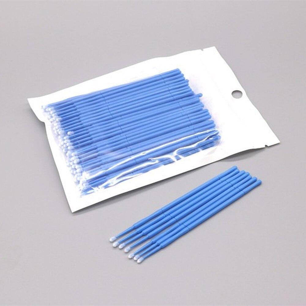 100pcs/lot Micro Brushes Make  - огляд і ціна Eyelash Extension Double Lash