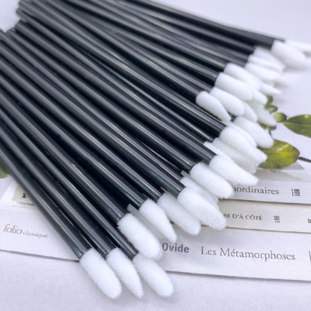 100Pcs Disposable Lip Brush Ey - огляд і ціна Micro Brush Applicator
