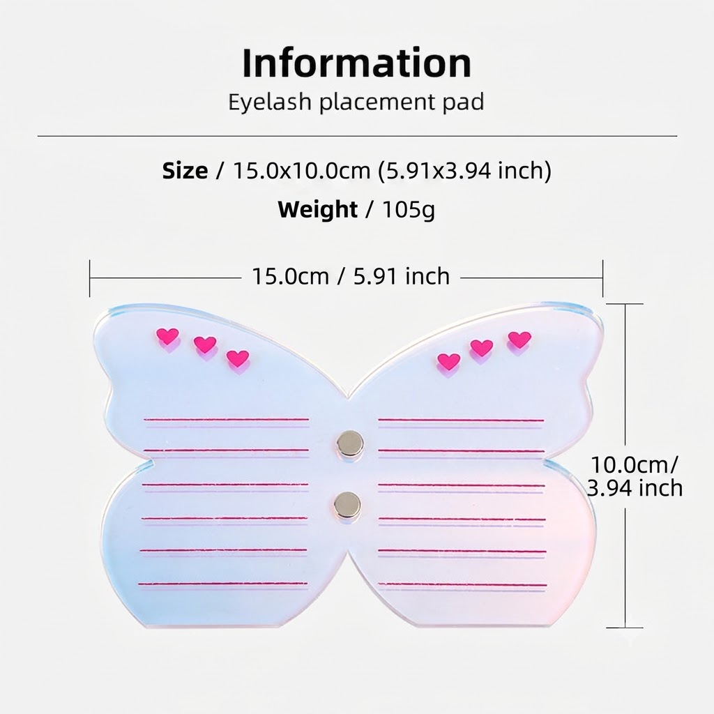 Upgraded Lash Extension Palett - огляд і ціна Eyelash Extension Menu