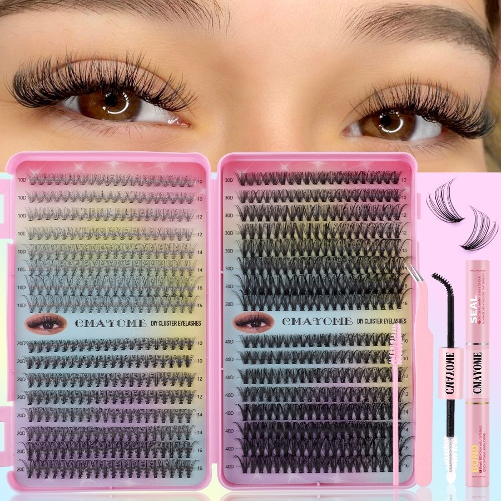 Bond and Seal False Eyelashes  - огляд і ціна Eyelash Extension Volume Lashes
