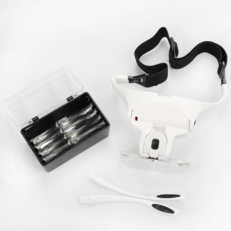 5 Lens Adjustable Headband Mag - огляд і ціна Eyelash Extension With Glasses
