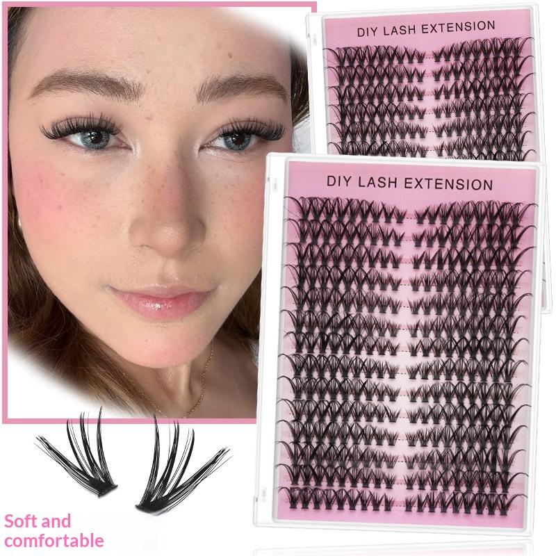 20pcs DIY False Eyelash Extens - огляд і ціна Eyelash Extension Volume Lashes