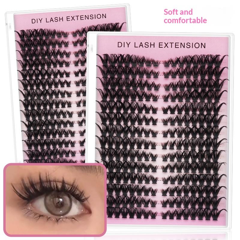 20pcs DIY False Eyelash Extens - огляд і ціна Eyelash Extension Volume Lashes