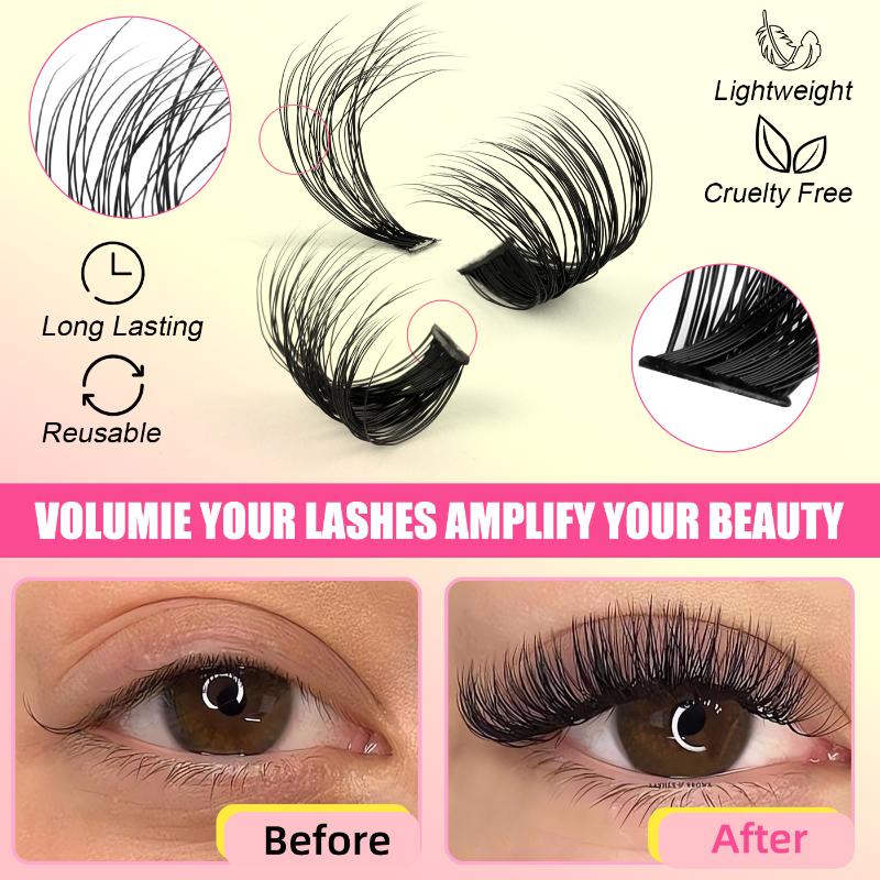 False Eyelash Cluster Individu - огляд і ціна Eyelash Extension Volume Lashes