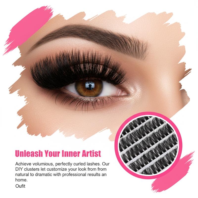 False Eyelash Cluster Individu - огляд і ціна Eyelash Extension Volume Lashes