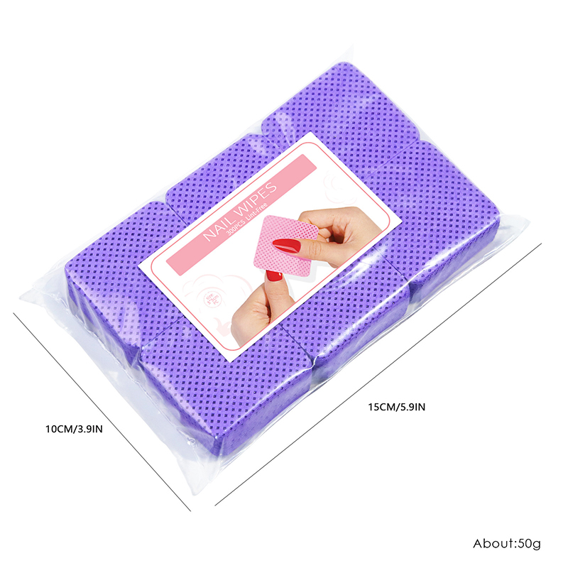 Lint Free Nail Wipes, 300 PCS  - огляд і ціна Eyelash Extension Double Lash