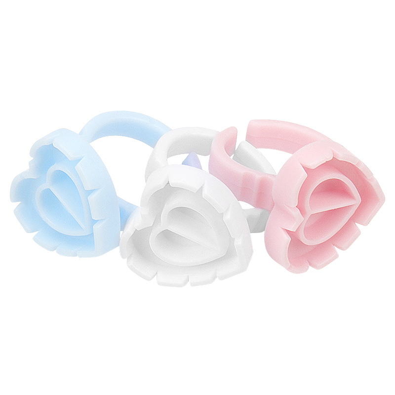 100Pcs Disposable Glue Ring Ho - огляд і ціна Eyelash Extension Double Lash