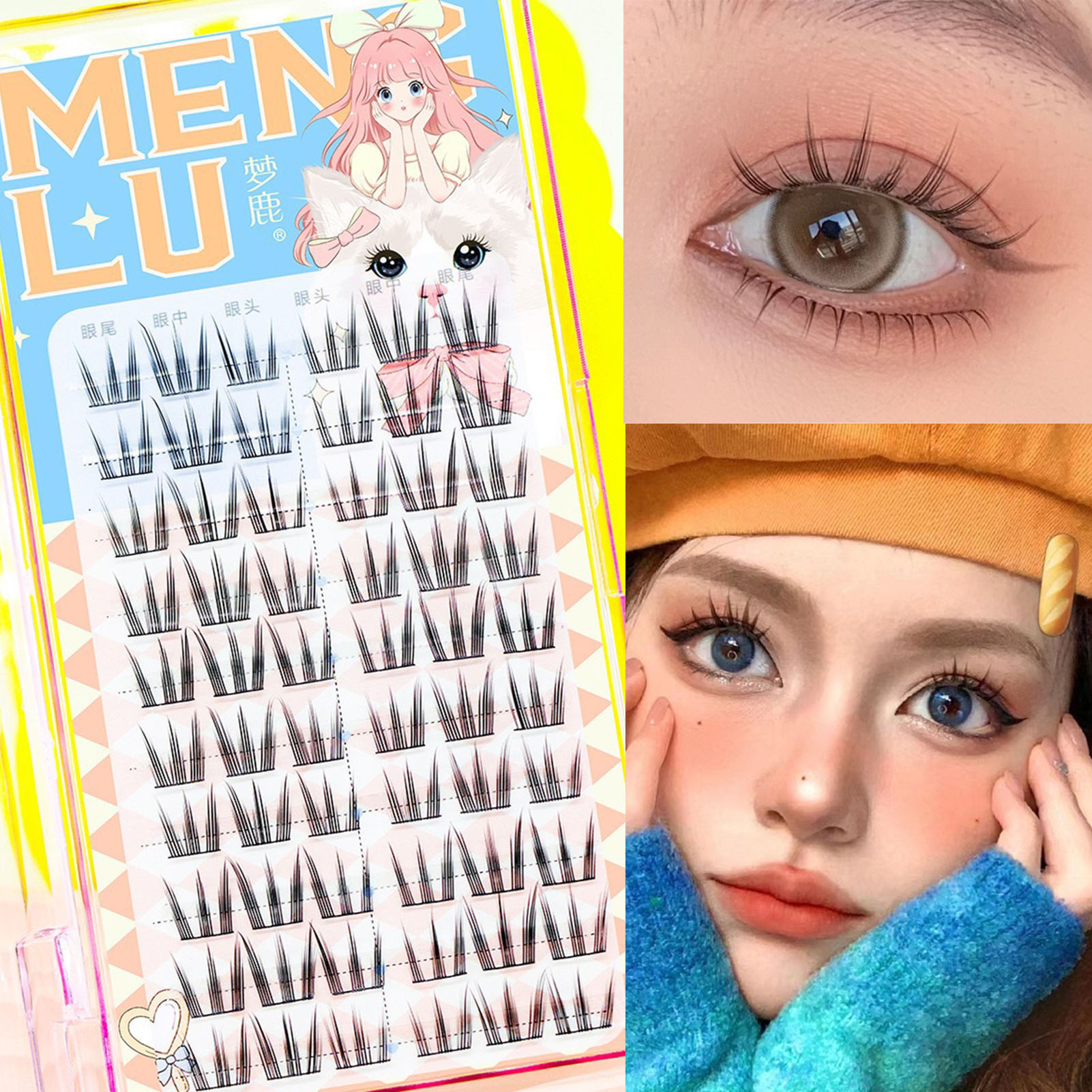 10 Rows Sunflower False Eyelas - огляд і ціна Eyelash Extension In Chinese