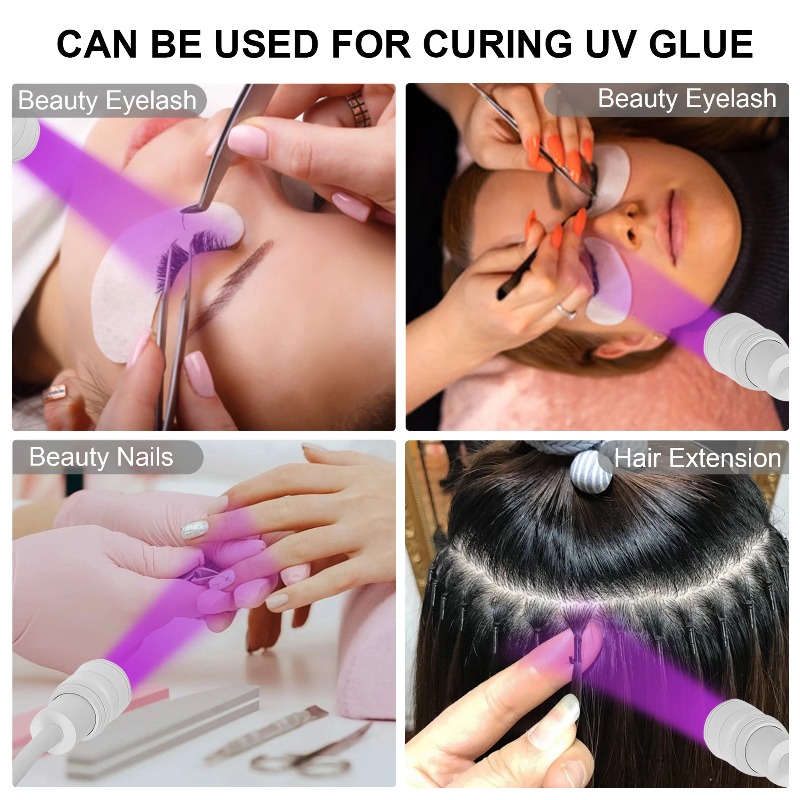 UV Eyelash Lamp Grafting Exten - огляд і ціна Eyelash Extension With Glue