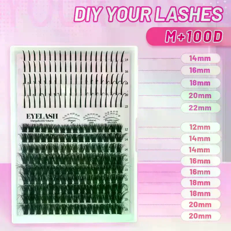 Lash Clusters Kit Lash Spikes  - огляд і ціна Eyelash Extension Volume Lashes