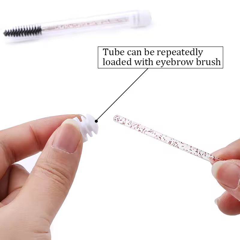 Eyelash Brush Tube With Eyebro - огляд і ціна Micro Brush Applicator