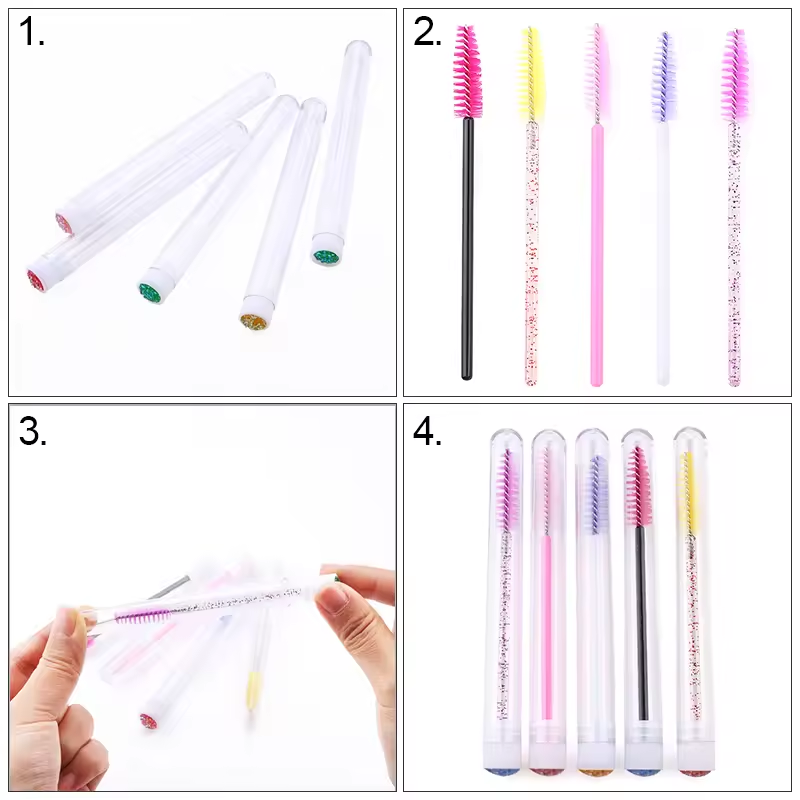 Eyelash Brush Tube With Eyebro - огляд і ціна Micro Brush Applicator