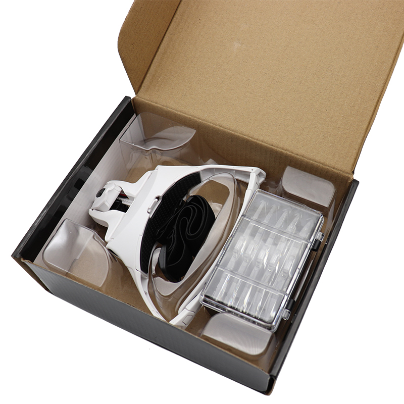 5 Lens Magnifying Glasses LED  - огляд і ціна Eyelash Extension With Glasses