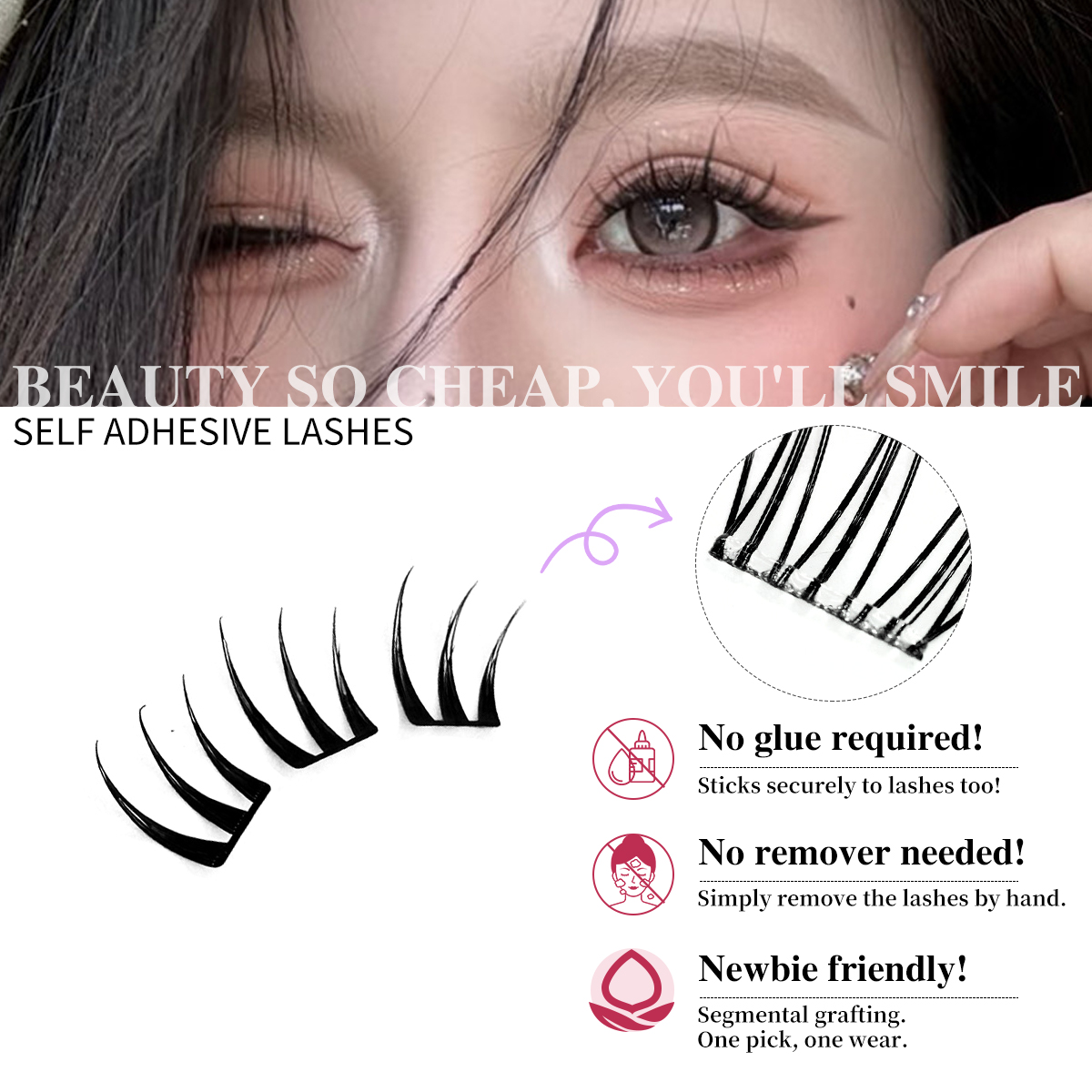 Segmented Lashes Cluster Ultra - огляд і ціна Eyelash Extension Menu
