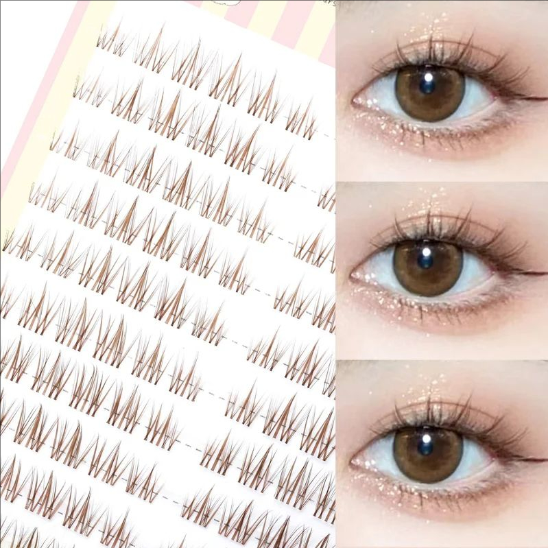 MJ Brown Sunflower False Eyela - огляд і ціна Eyelash Extension In Chinese