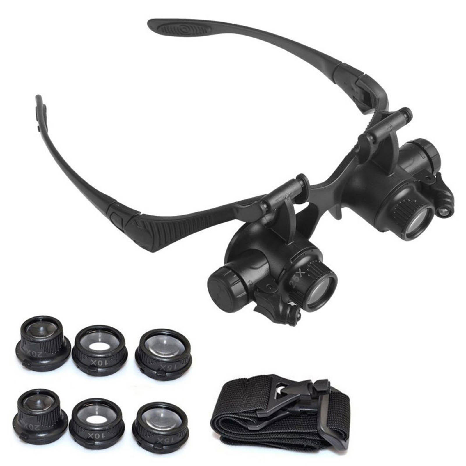 LED Light Eye Magnifying Glass - огляд і ціна Eyelash Extension With Glasses