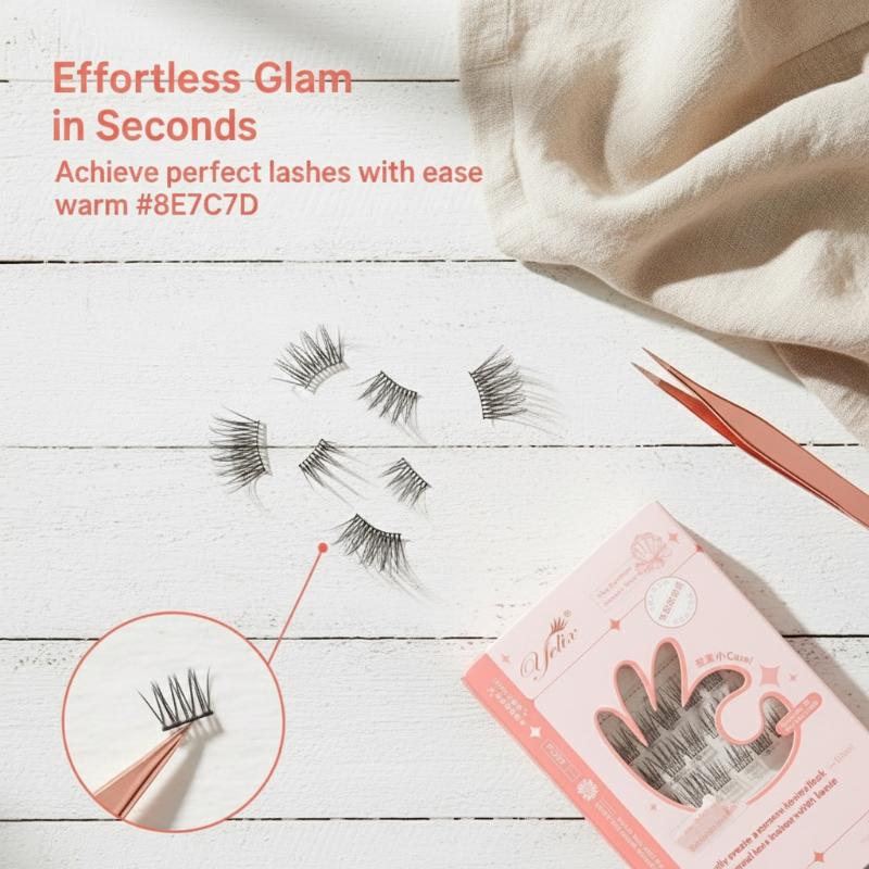 7 Rows Self-Adhesive Eyelashes - огляд і ціна Eyelash Extension With Glue