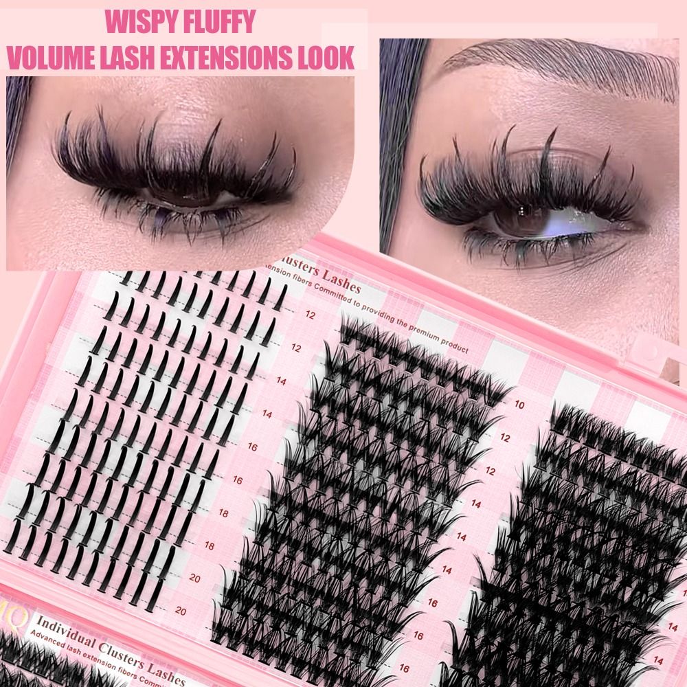 9-16mm Length False Eyelashes  - огляд і ціна Eyelash Extension Volume Lashes