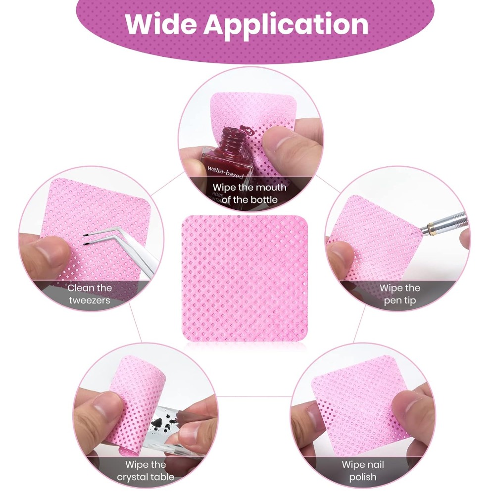 400 Pieces Lint Free Nail Poli - огляд і ціна Eyelash Extension With Glue