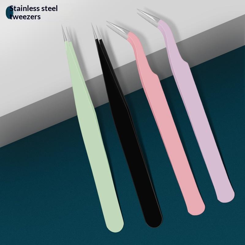 Stainless Steel Tweezers  Prec - огляд і ціна Eyelash Extension Volume Lashes