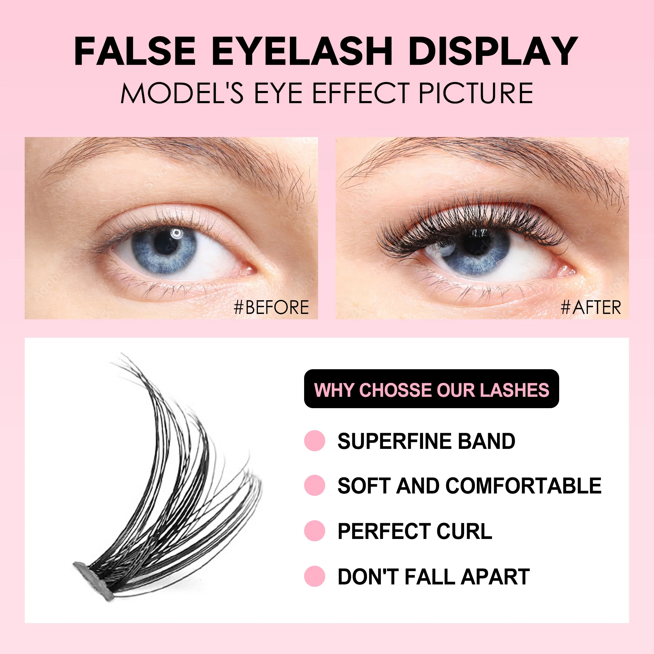 DIY Lashes Extension Kit Eyela - огляд і ціна Eyelash Extension London